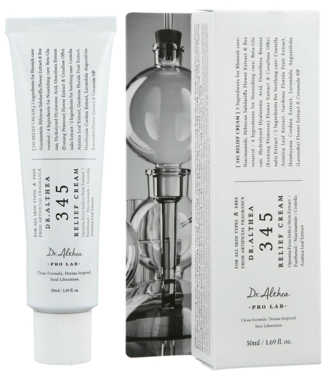 345 Relief Cream – קרם קוריאני להרגעת ושיקום העור